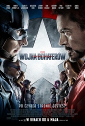 plakat: Kapitan Ameryka: Wojna bohaterów