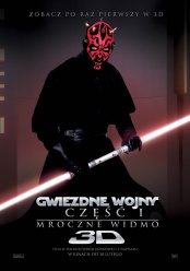 plakat: Gwiezdne wojny: część I - Mroczne widmo 3D