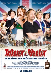 plakat: Asterix i Obelix: W służbie Jej Królewskiej Mości
