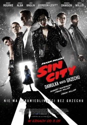 plakat: Sin City 2: damulka warta grzechu