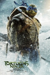 plakat: Wojownicze żółwie ninja