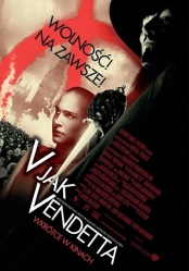 plakat: V jak Vendetta
