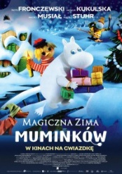 plakat: Magiczna zima Muminków