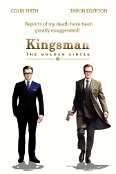 plakat: Kingsman: Złoty krąg