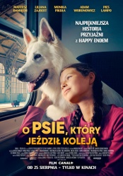 plakat: O psie, który jeździł koleją