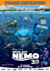 plakat: Gdzie jest Nemo 3D