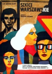 plakat: Szkice warszawskie